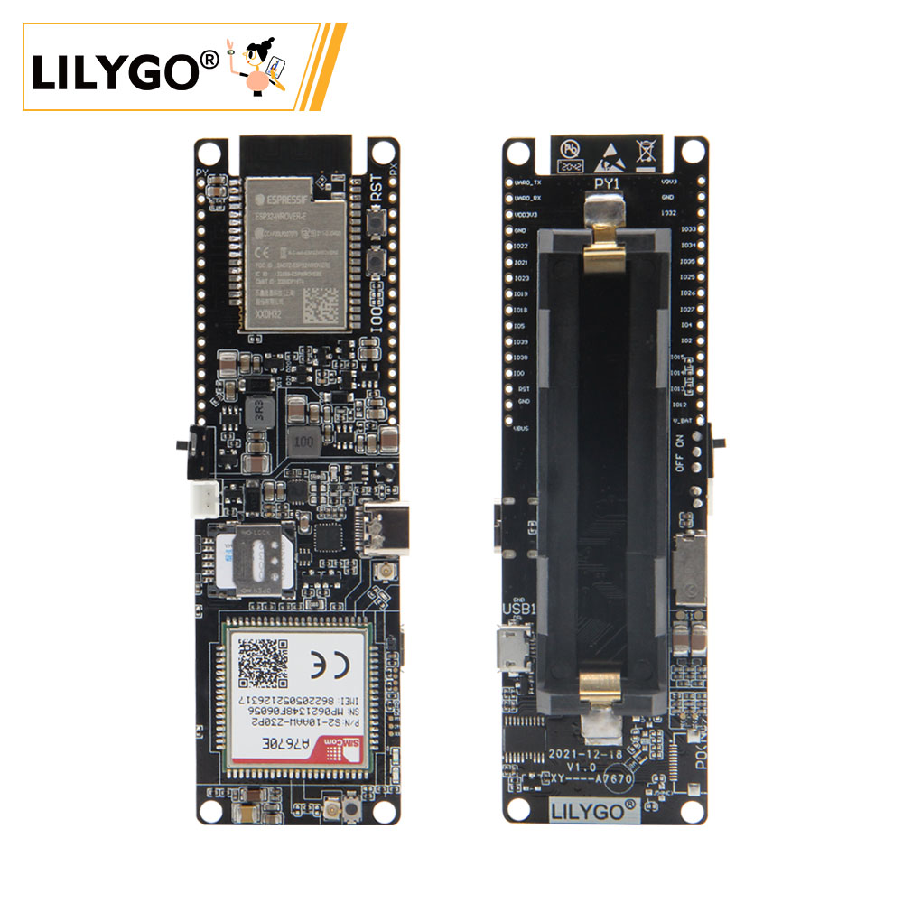 Esp32 Wifi Bluetooth Module - LILYGO® TTGO T-A7670G/E/SA R2 4G 4グラム開発ボードlte