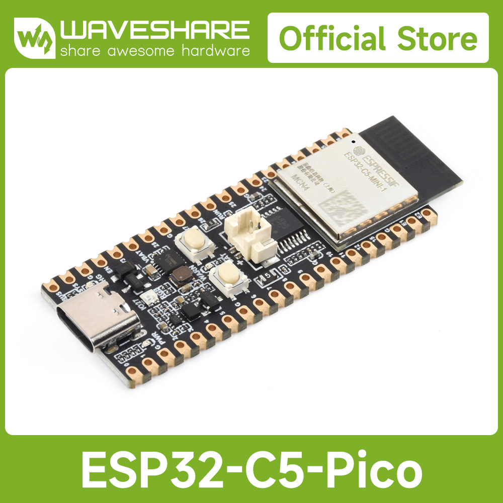 Espressif Esp32 - Waveshare ESP32-C5 デュアルバンドWi-Fi 6開発ボード、240MHzシングルコアプロセッサ、オンボードESP32-C5-MINI-1シリーズモジュール