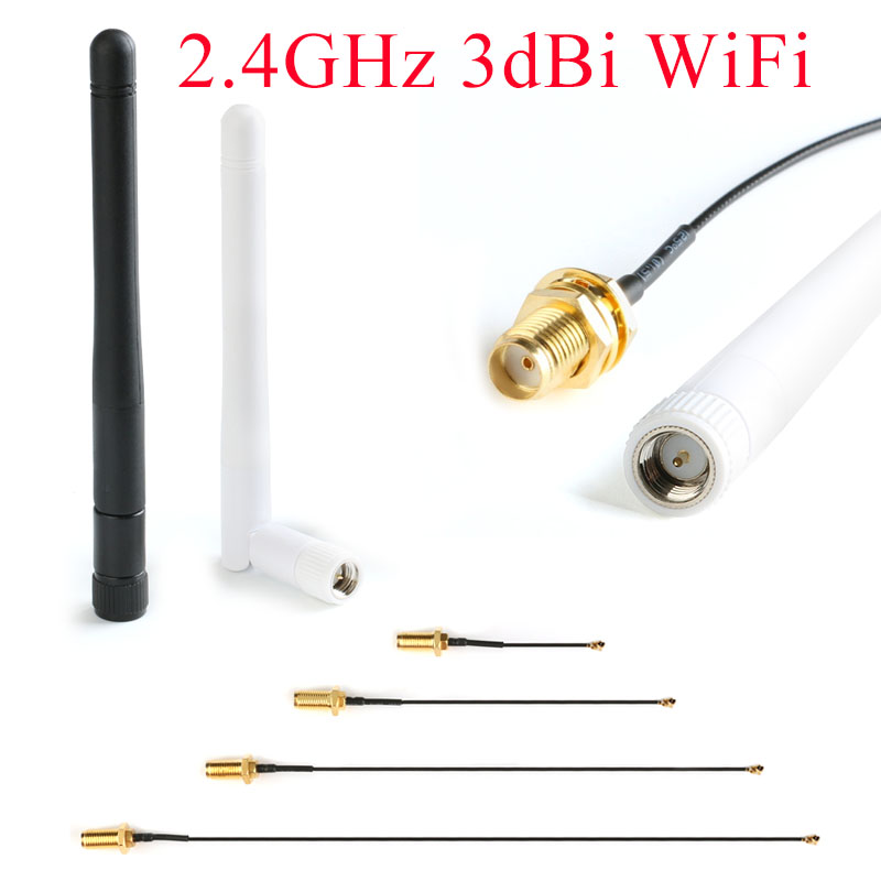 Esp8266 - Wi-Fiルーター3dbi,2.4g,2.4オス,ワイヤレス,15cm pci u。fl,ipx to rp sma,オスピジョンテールケーブル,p8266