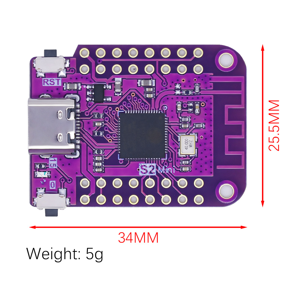 S2 Mini V1.0.0：ESP32-S2FN4R2を搭 - Esp32 S2 のレビューと価格