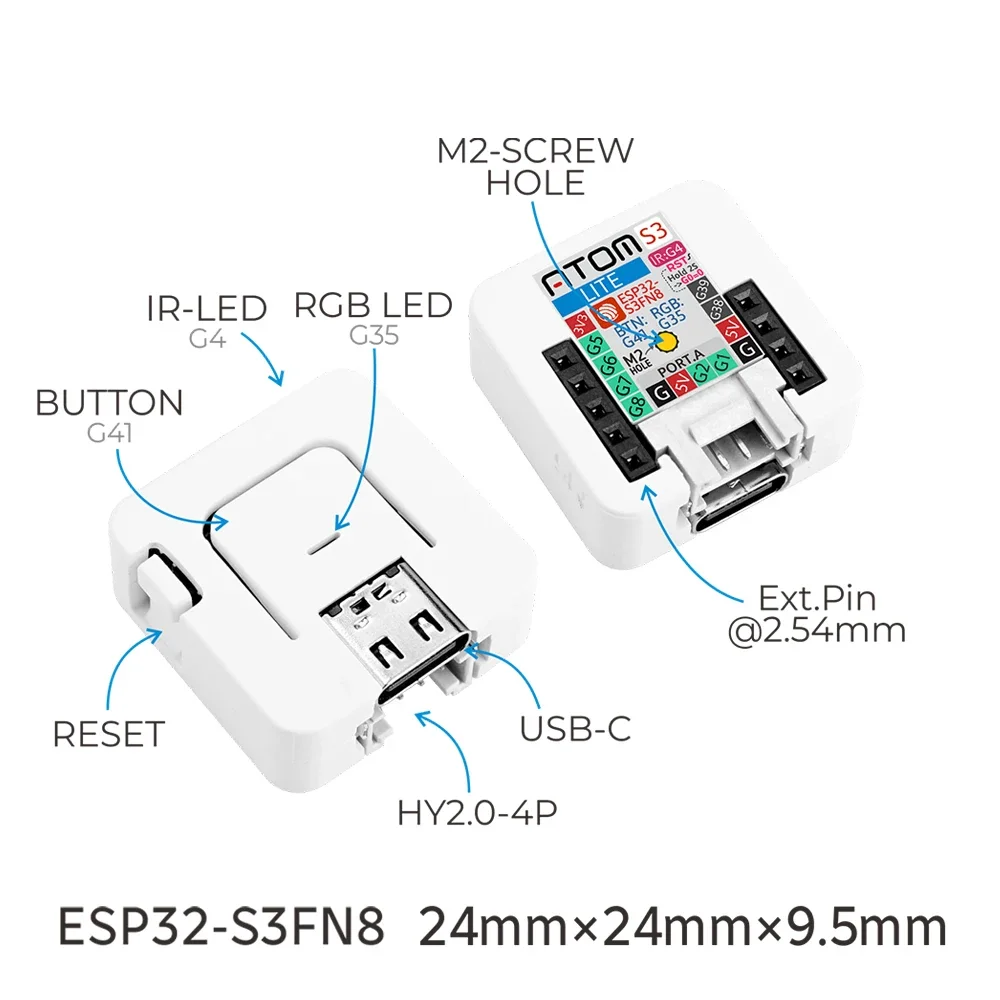 M5Stack AtomS3-Lite ESP32-S3 開 - Espressif Esp32 のレビューと価格