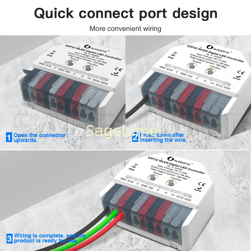 DIY GLEDOPTO ESP32 ミニ WLED LED - Espressif Esp32 のレビューと価格