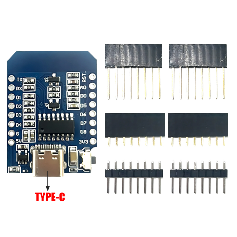 XCW WeMos D1 Mini TYPE-C/Micro - Esp8266 Nodemcu のレビューと価格